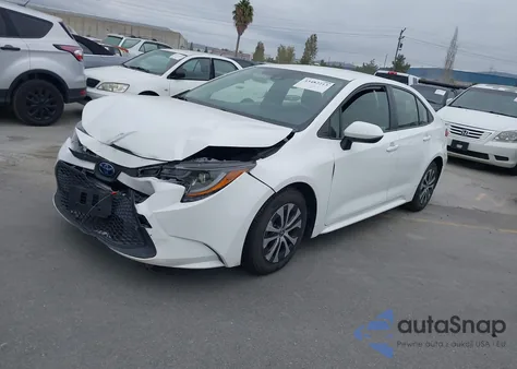 2022 Toyota Corolla Hybrid Le из США, поврежденный, VIN JTDEAMDE4N3002453